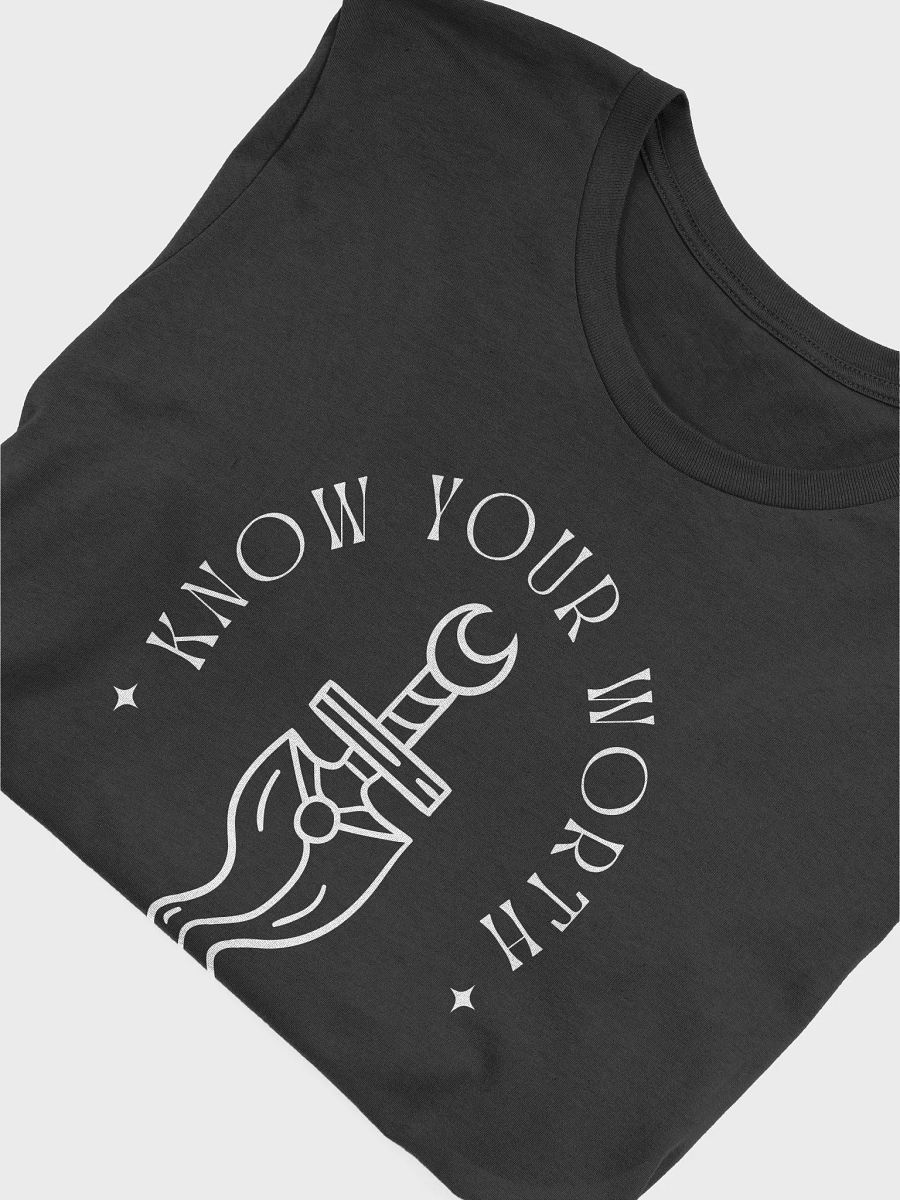 Know Your Worth Supersoft Printed 100% Cotton Tee product image (5)