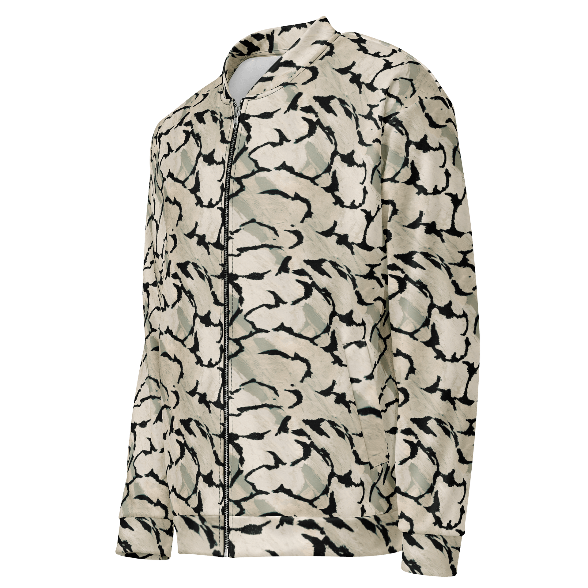 Animal Skin Bomber Jacket product image (3)