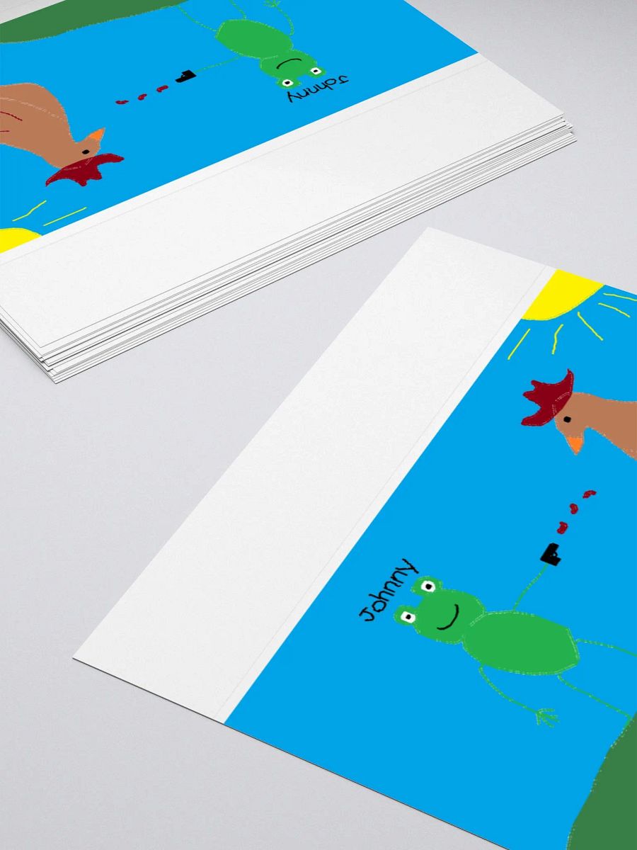 Johnny Ribbit artwork sticker product image (4)