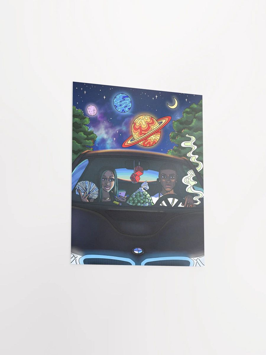 Starry Night Ride Matte Poster product image (5)