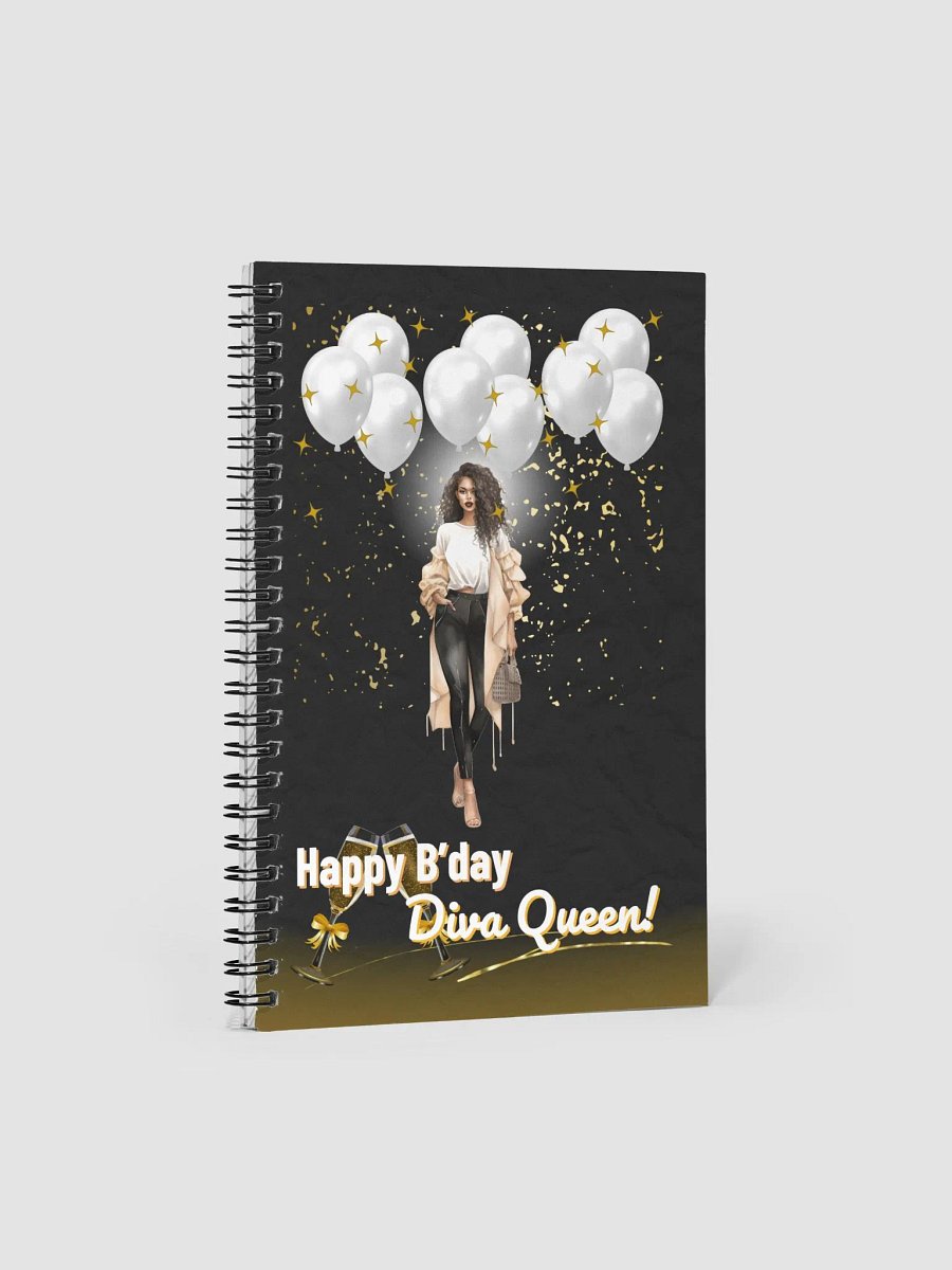 Diva Queen Birthday Notebook product image (3)