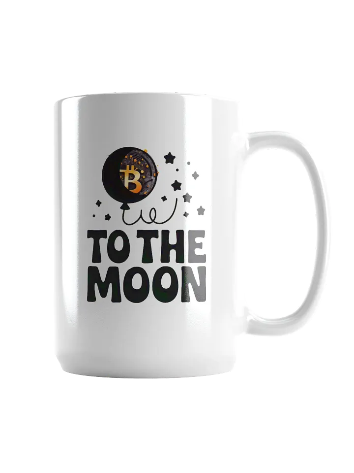 Bitcoin To The Moon Mug, Crypto Gift for Traders, Coffee Crypto Cup product image (1)