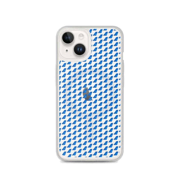 MagSafe® Clear Case for iPhone® - Two-Tone Blue Tailfin Design product image (2)