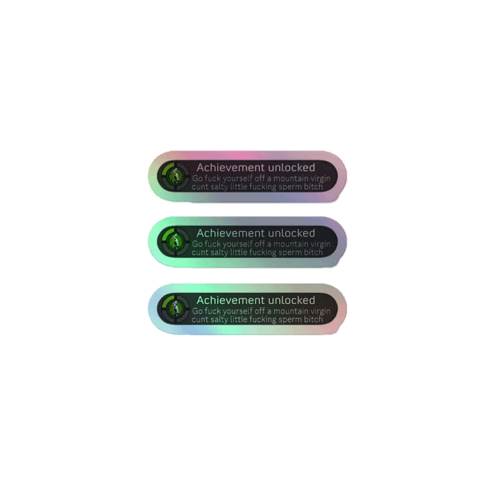 Achievement Unlocked - Salt Sticker Sheet (Holographic) product image (1)