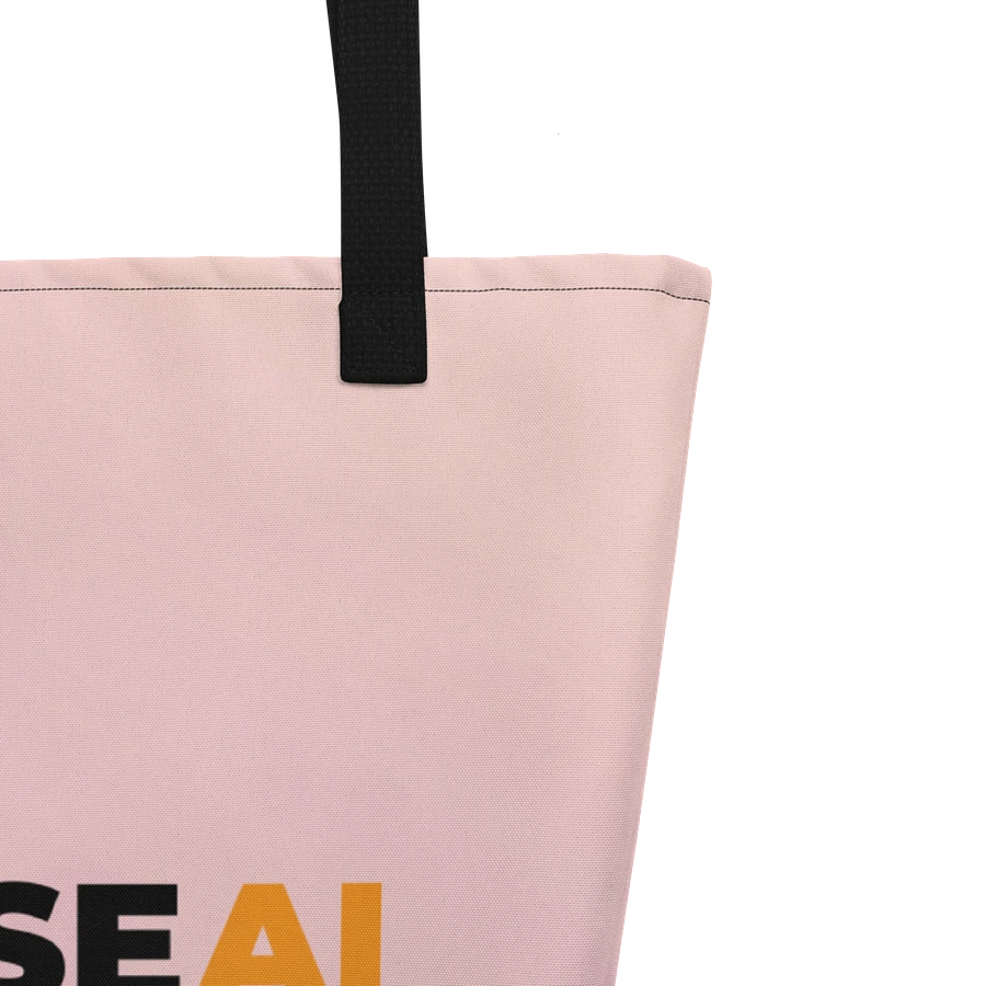 Large Tote Bag (Pink/Orange Gradient) product image (3)