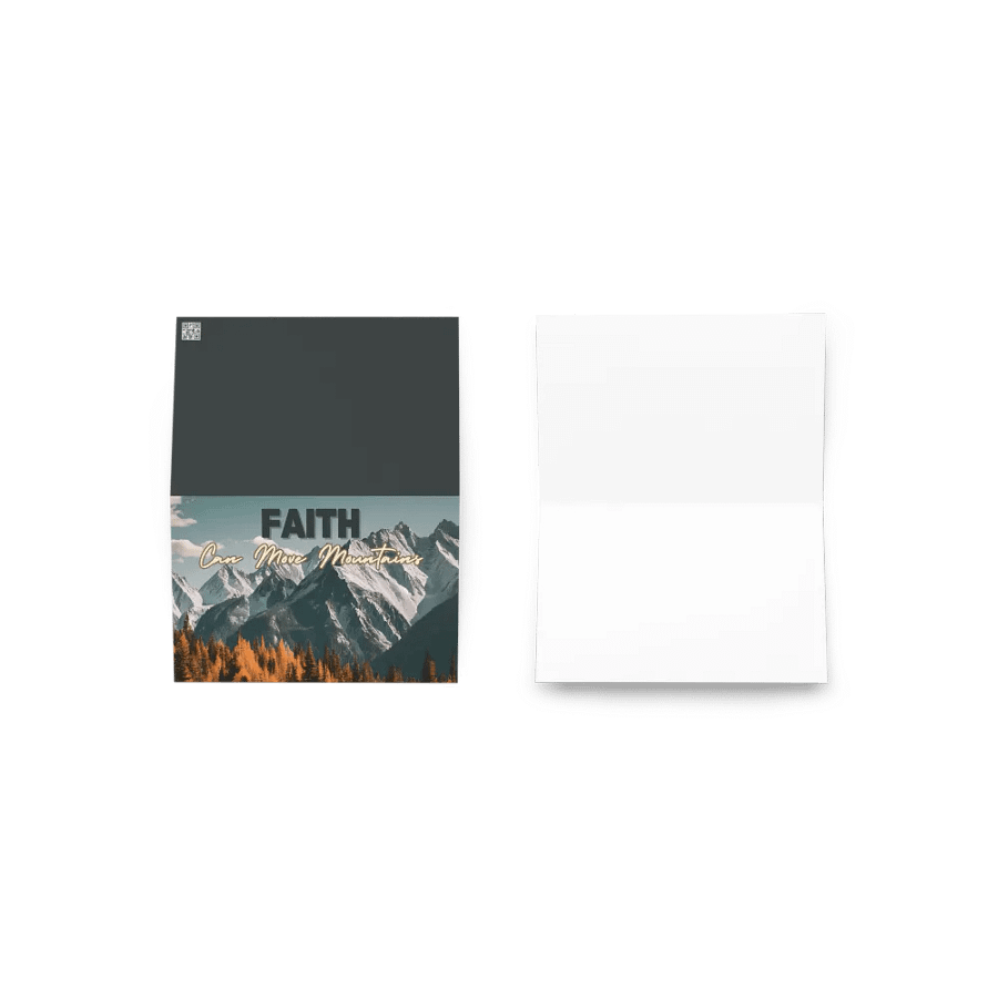Faith Can Move Mountains Greeting Card product image (7)
