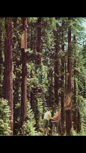 🧑‍🎨🌲✂️
.
.
#collageart #analogcollage #handcutcollage