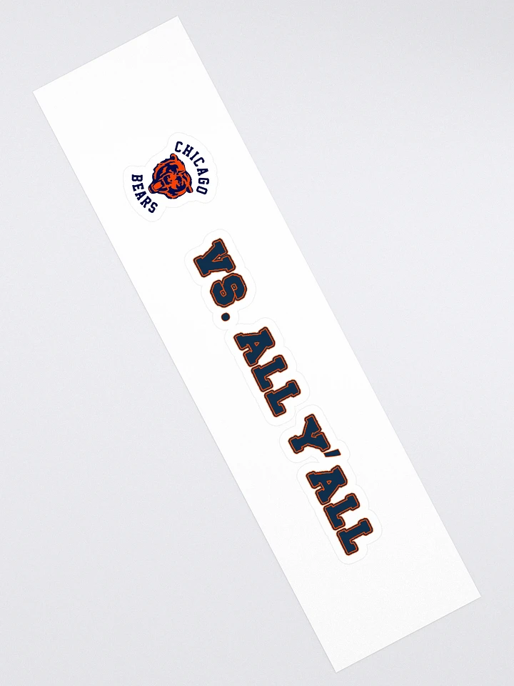 Bears Vs. All Y'all Chicago Football Rivalry Design product image (2)