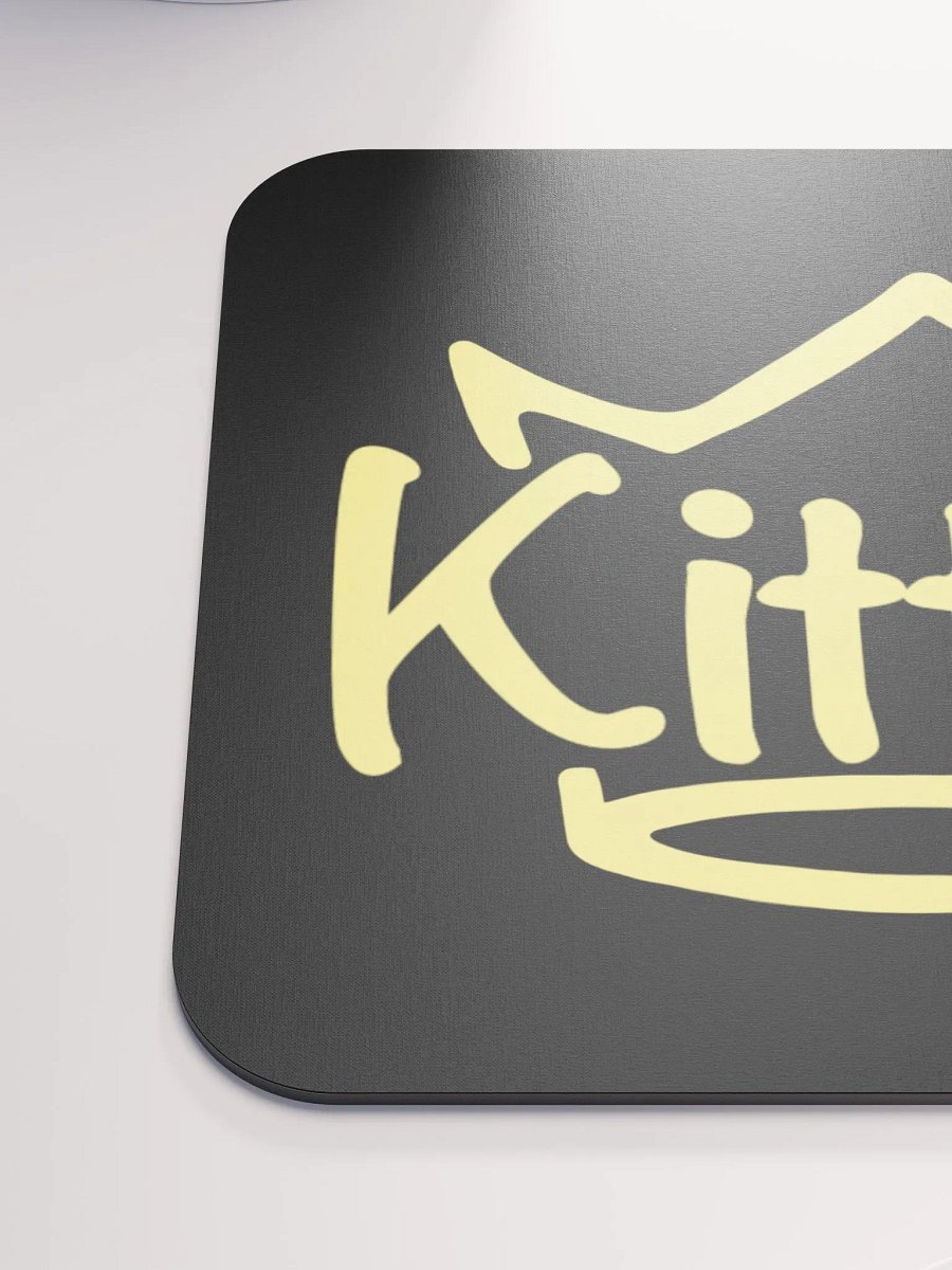 Black & Gold Kittrix Mouse Pad product image (6)