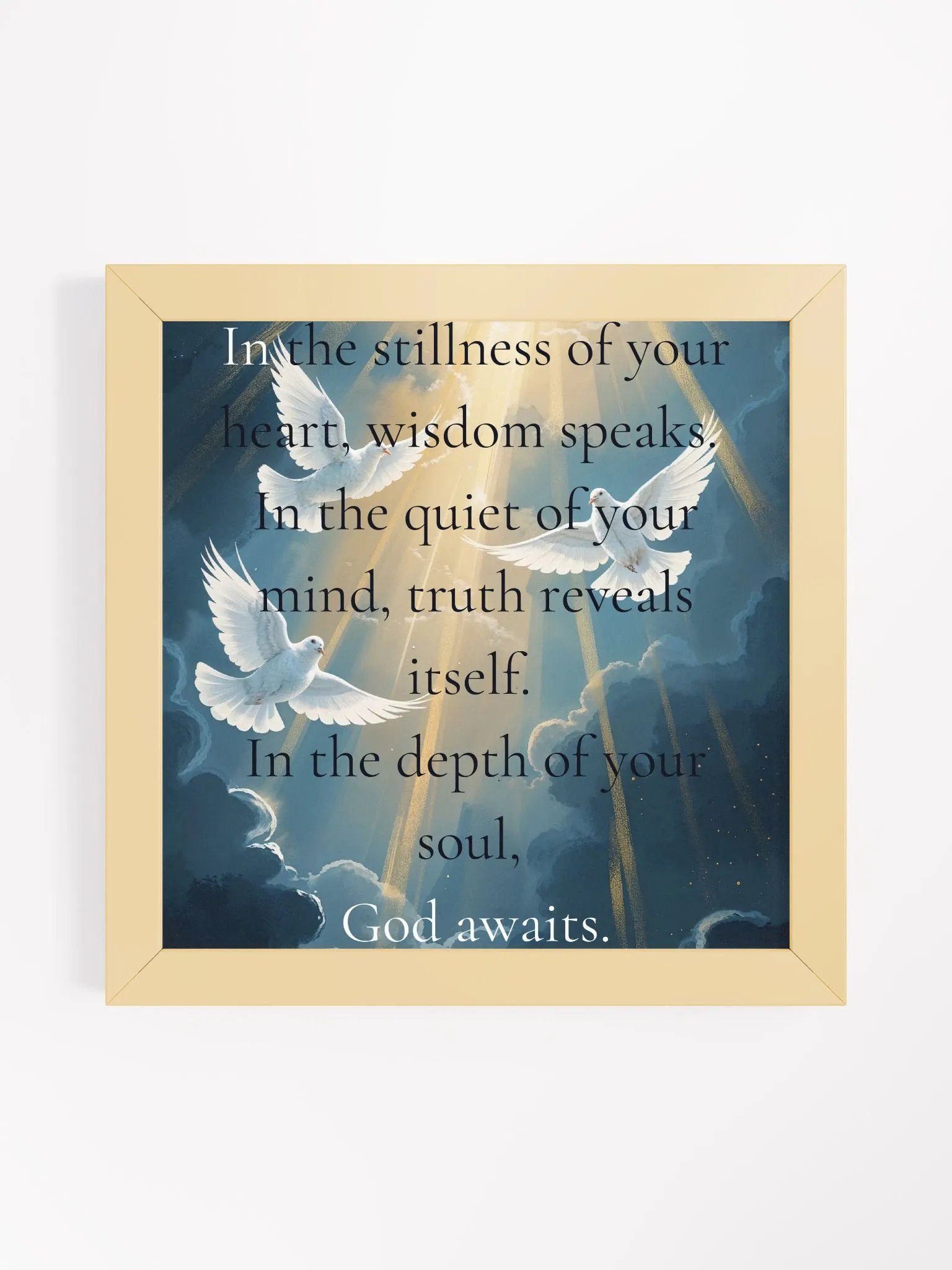 Golden Serenity Framed Art product image (2)