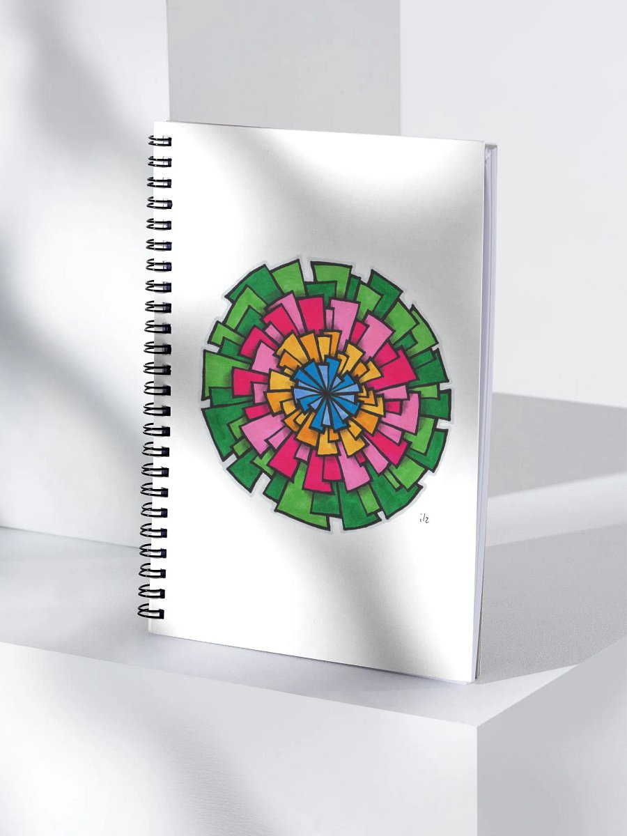 Radial Rhapsody Spiral Notebook product image (4)