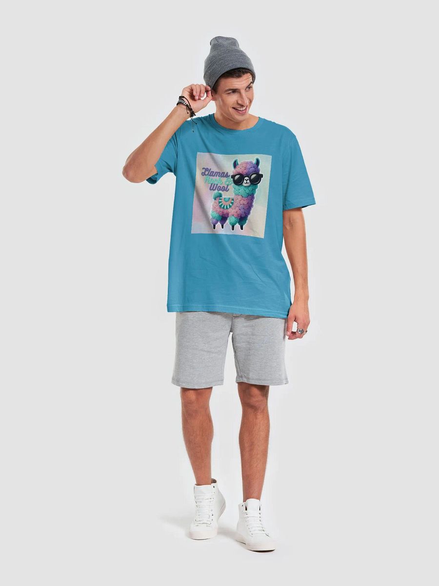 Llamas Rock & Wool (Bella+Canvas Supersoft T-Shirt) product image (4)