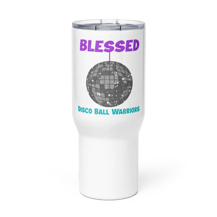 Blessed Disco Ball Warriors Travel Mug With Handle product image (2)