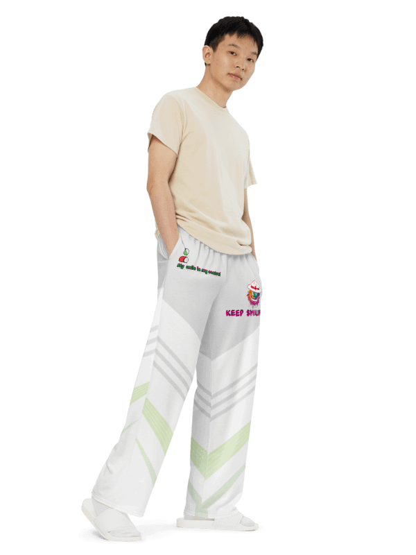 Sublicolor 309 All-Over Print Unisex Wide-Leg Pants product image (1)