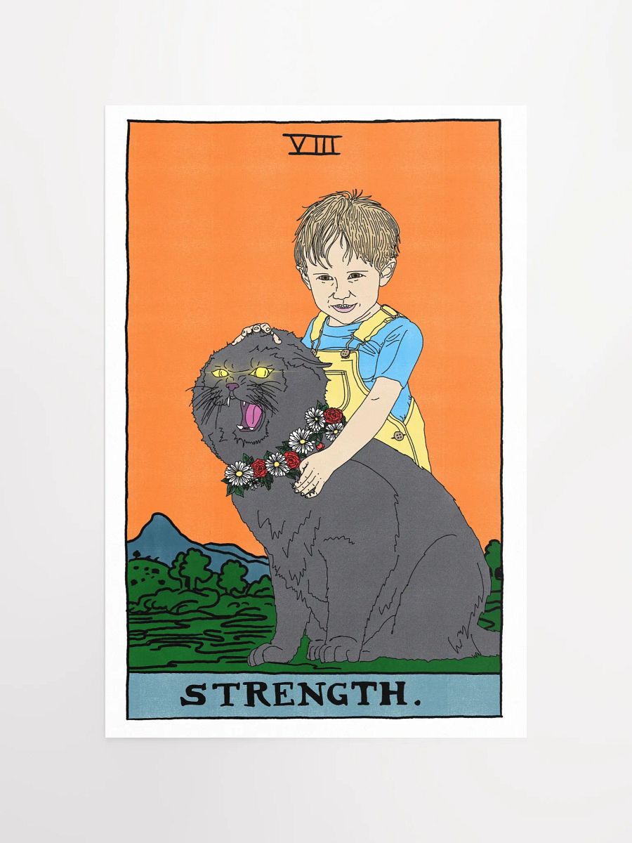 Gage and Church Strength Tarot Card Print product image (4)