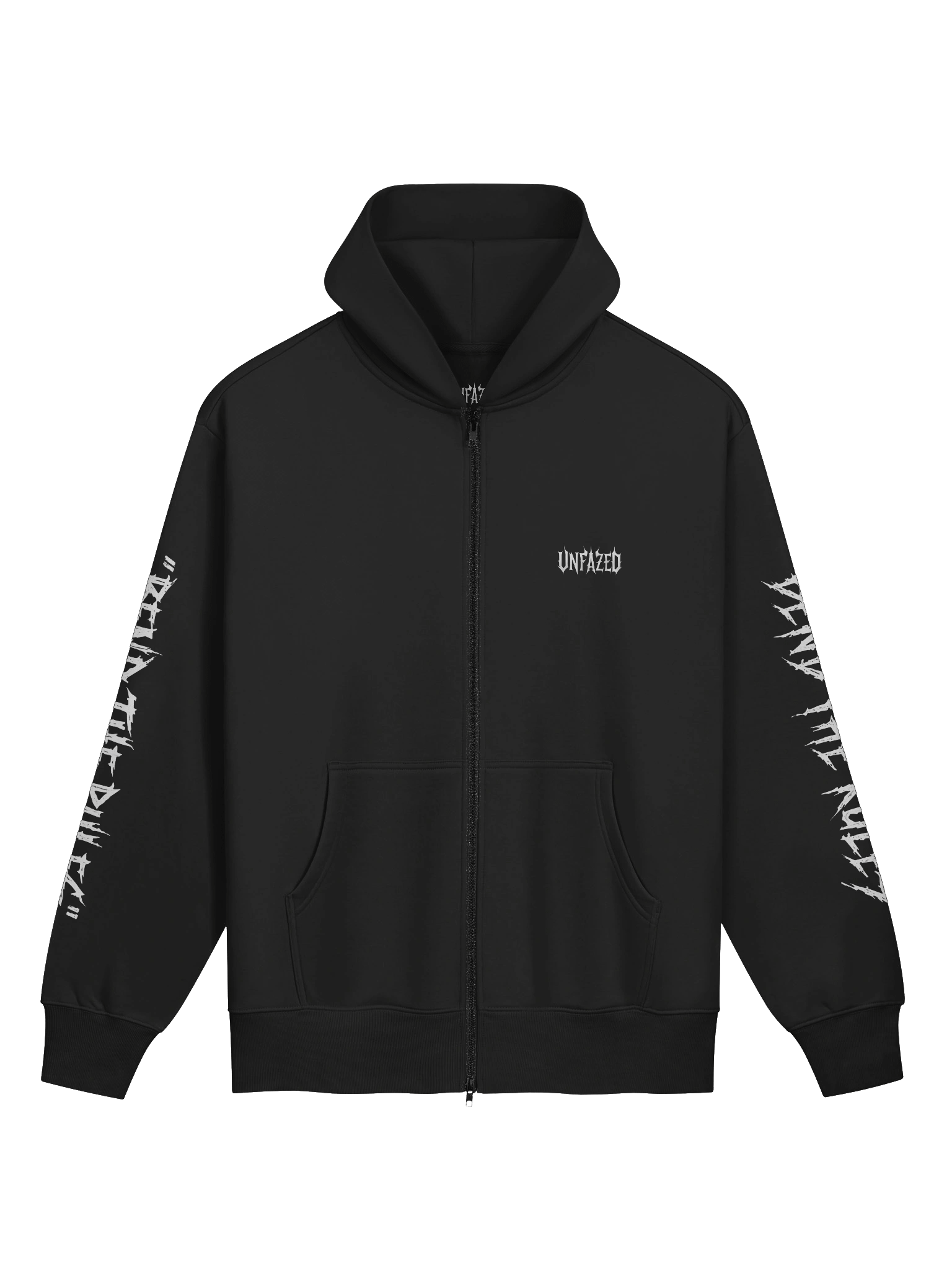 UNFAZED UNISEX OVERSIZED ZIP HOODIE product image (1)