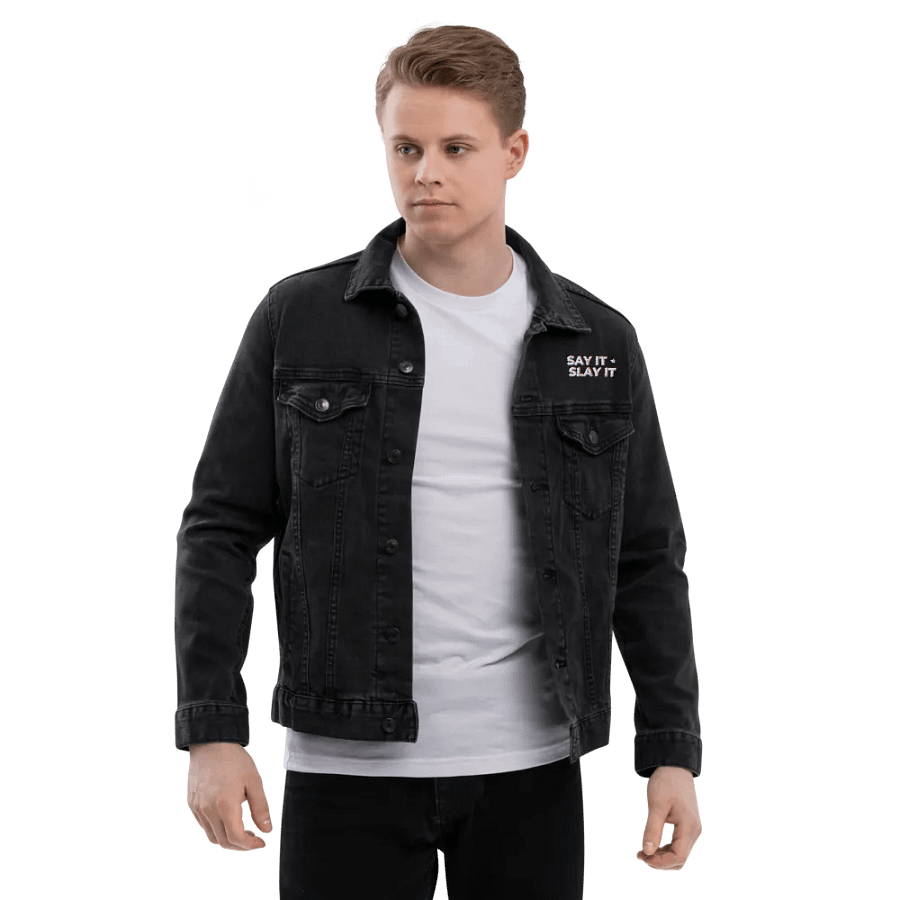 SAY IT SLAY IT Denim Jacket product image (7)