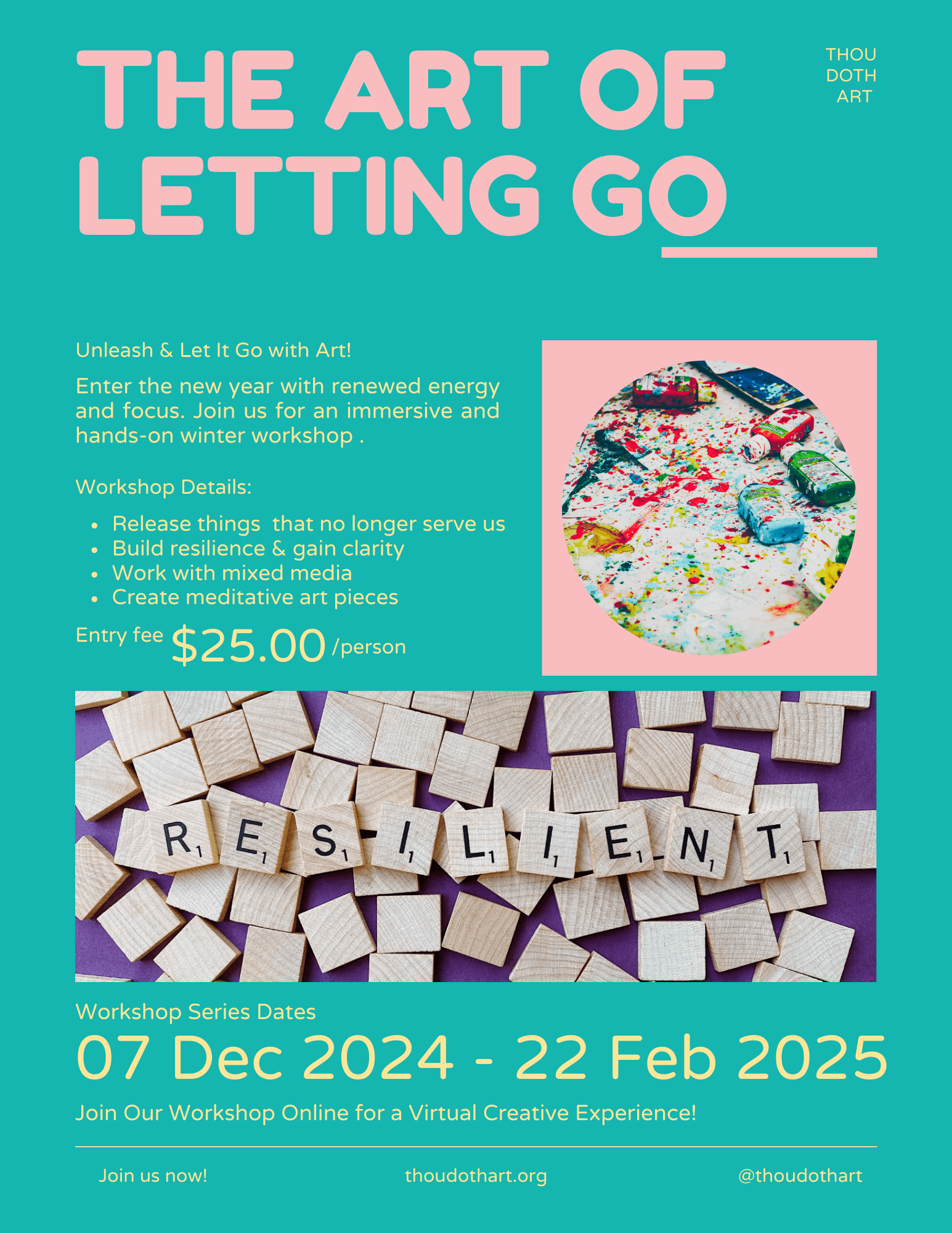 THE ART OF LETTING GO WORKSHOP product image (1)