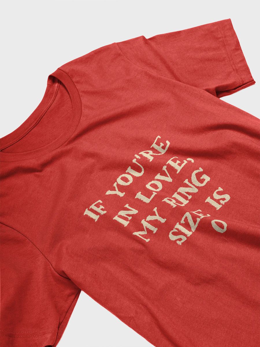 If you're in love... 