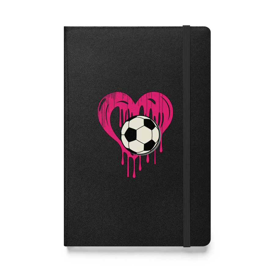Heart Soccer Hardcover Journal product image (1)