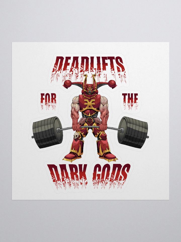 Deadlifts For The Dark Gods - Berzerker Sticker product image (1)