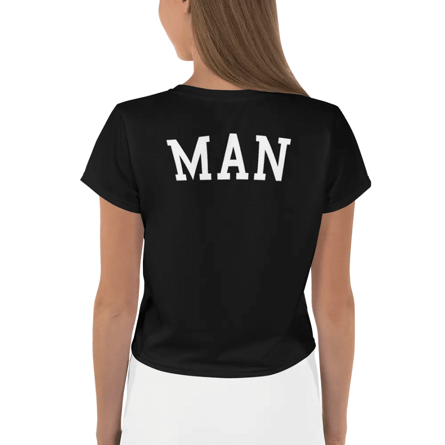 (2 sided) Moth Man crop tee product image (3)