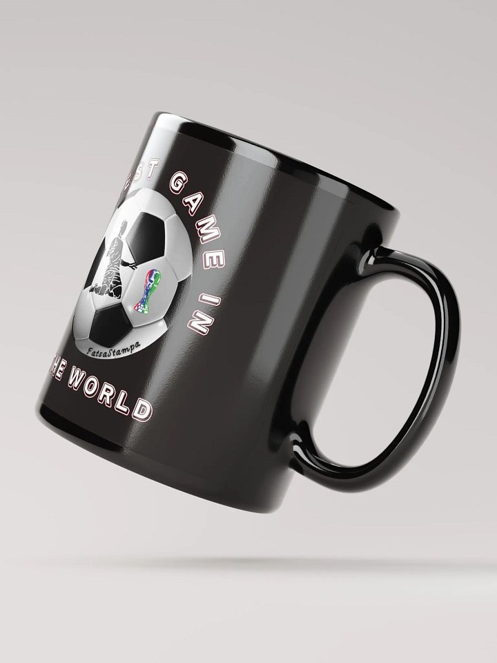 Soccer Celebration Black Mug product image (3)