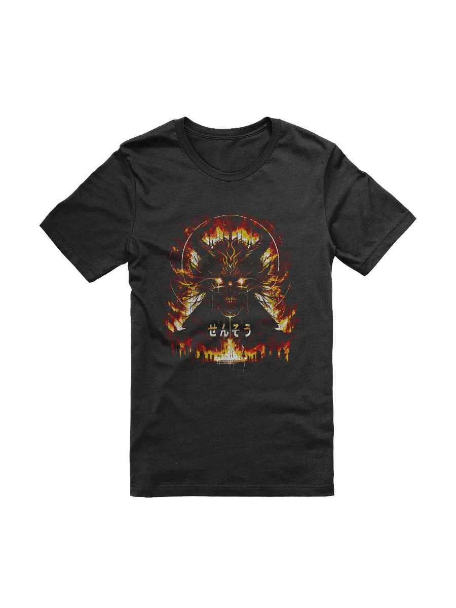 War – Fiery Battle Demon Gothic T-Shirt product image (1)