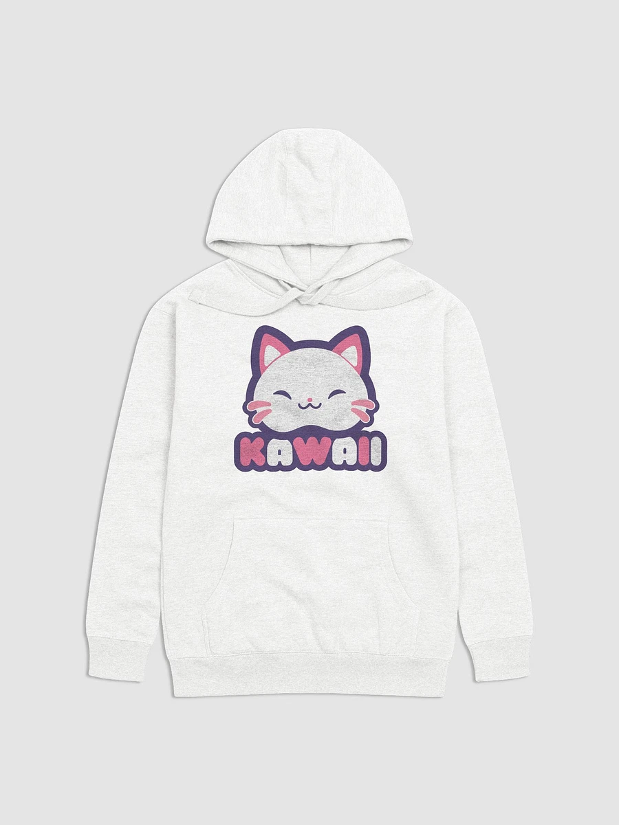 Kawaii Cat White Hoodie product image (3)