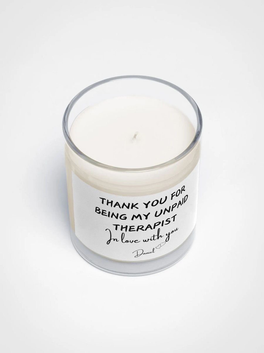 Unpaid Therapist Soy Wax Candle product image (3)