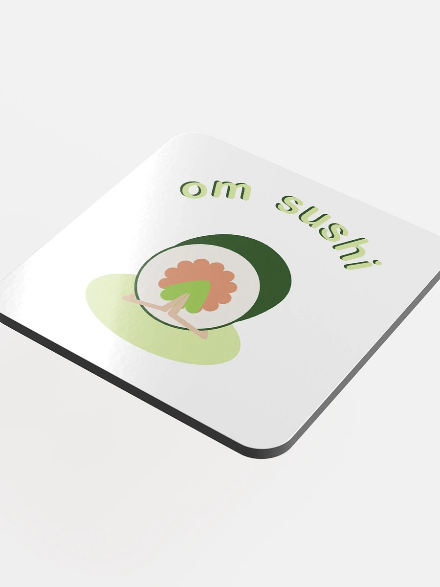 Om Sushi Kawaii Yoga Vibe Coaster product image (4)