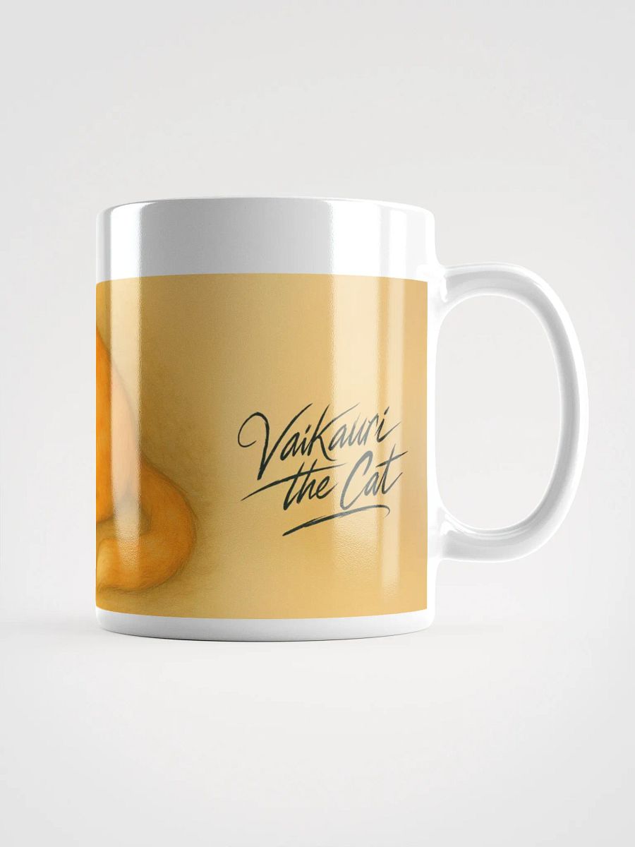 Vaikauri the Cat White Glossy Mug product image (3)