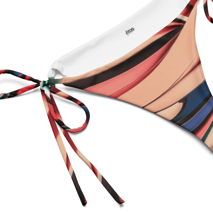 TDS Music Recycled String Bikini Bottom in Abstract Colors (2XS-6XL) product image (6)