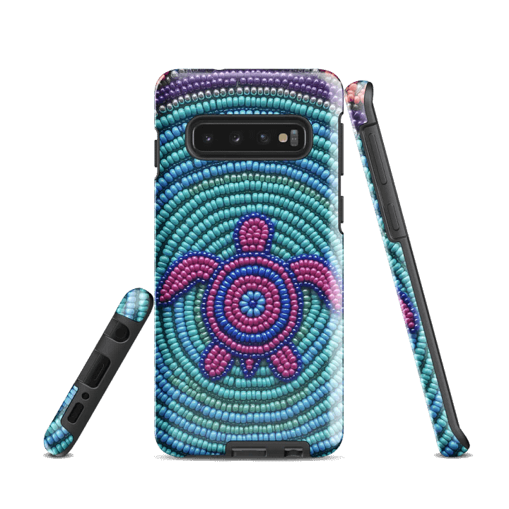 Turtle on Turquoise Samsung® Tough Case product image (1)