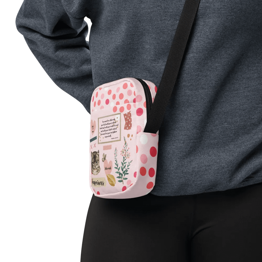 Matthew 22:37-39 | Chic Boho Collage Crossbody Bag product image (11)