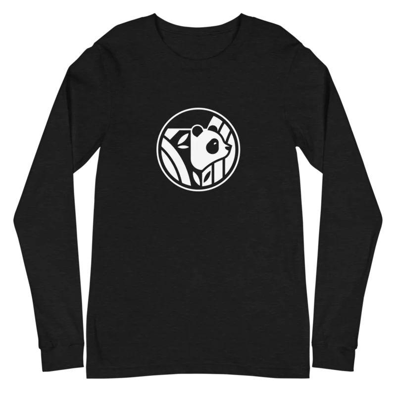 Pandas Are Here Long Sleeve Tee (Unisex) Image 2