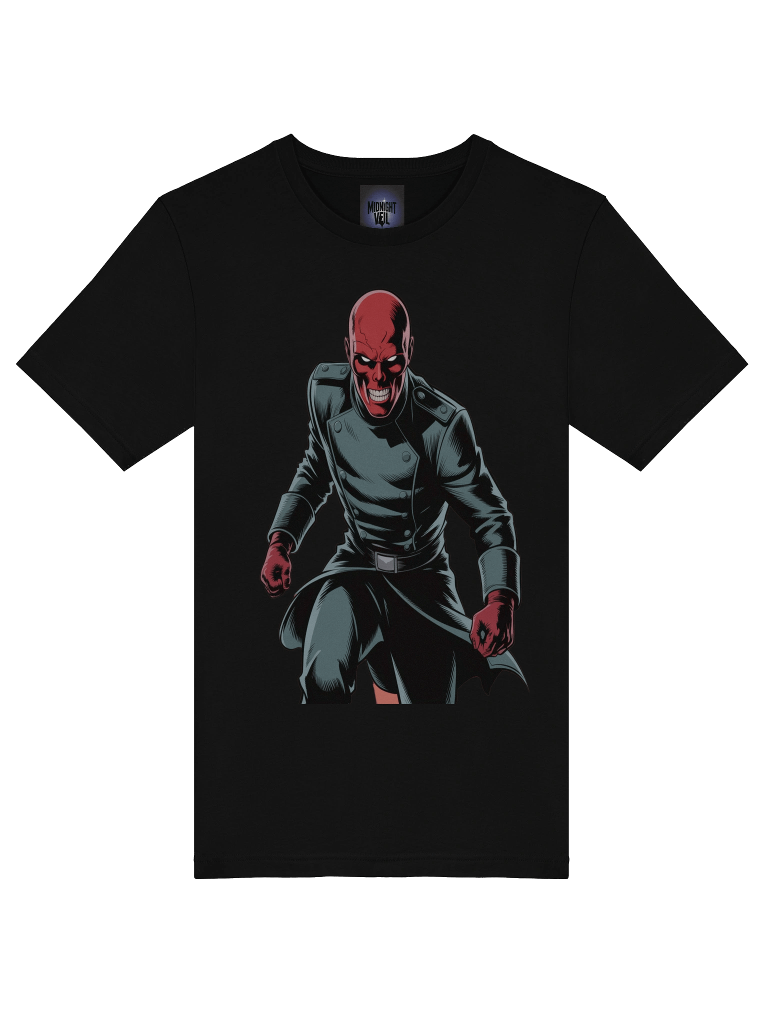 Crimson Eclipse: Red Skull Supersoft Graphic T-Shirt product image (7)