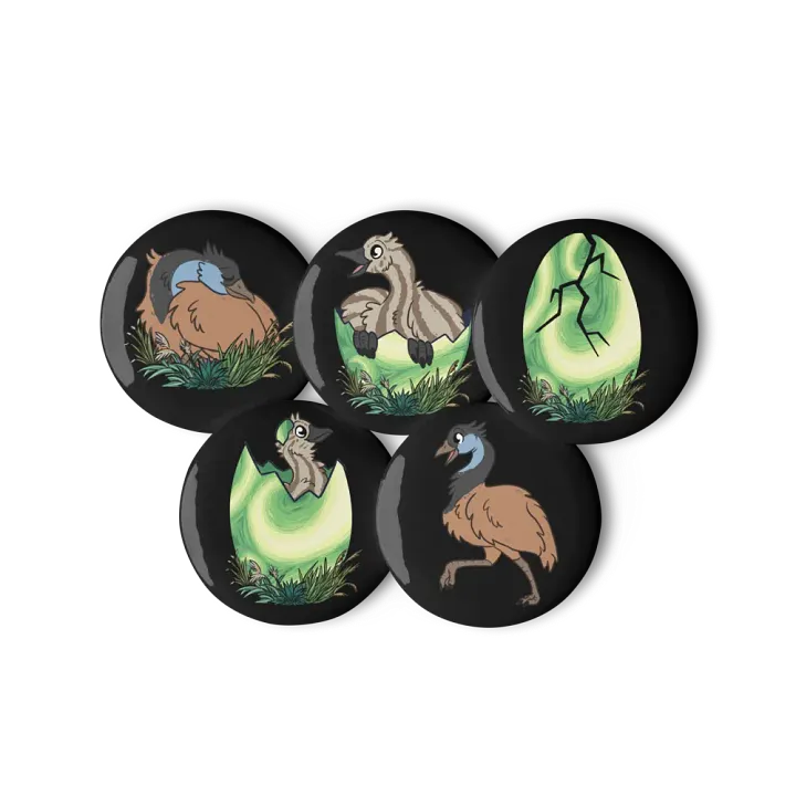 RAWR Breeze Pins - Small Black product image (1)