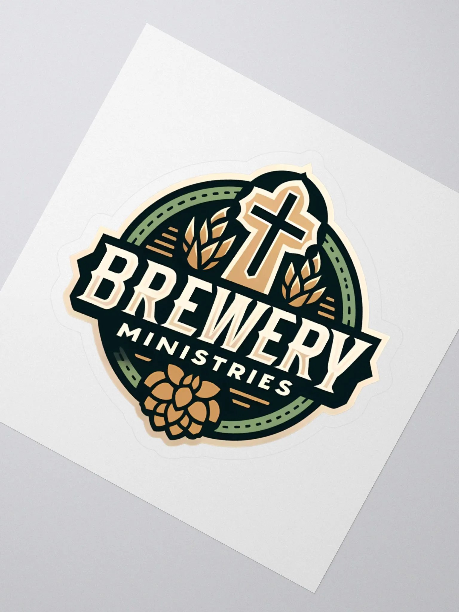 Brewery Ministries Sticker - Hops Logo product image (2)