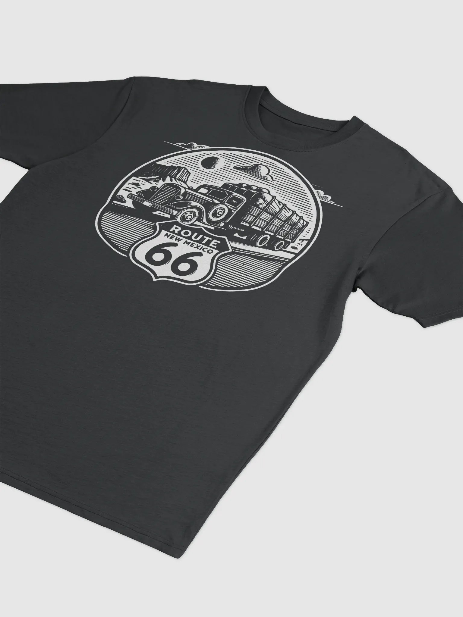Vintage Route 66 Emblem Tee product image (3)
