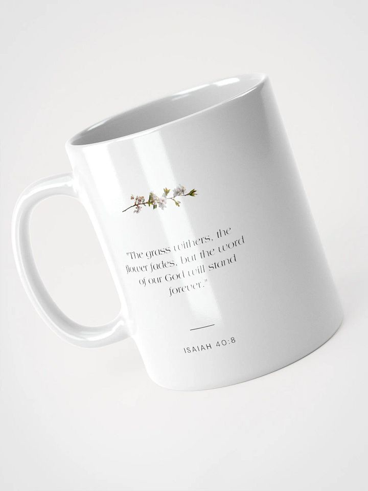 The Flower Fades White Glossy Mug product image (1)