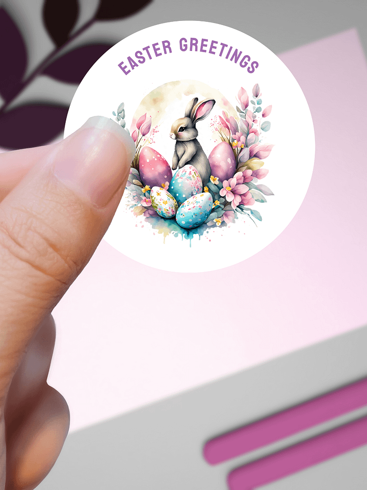 Floral Easter Bunny Greetings product image (1)