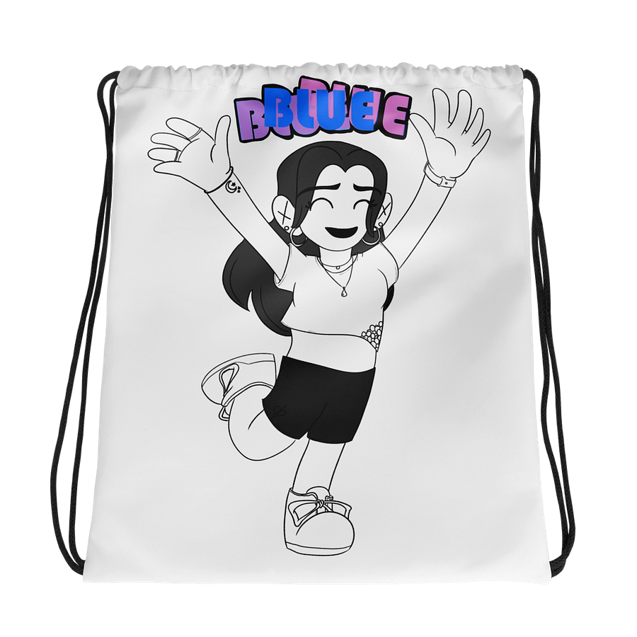 Show Some F**king Pride! Blue Drawstring Bag product image (1)
