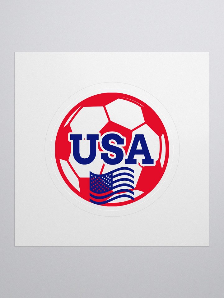 USA Soccer Flag Sticker product image (2)