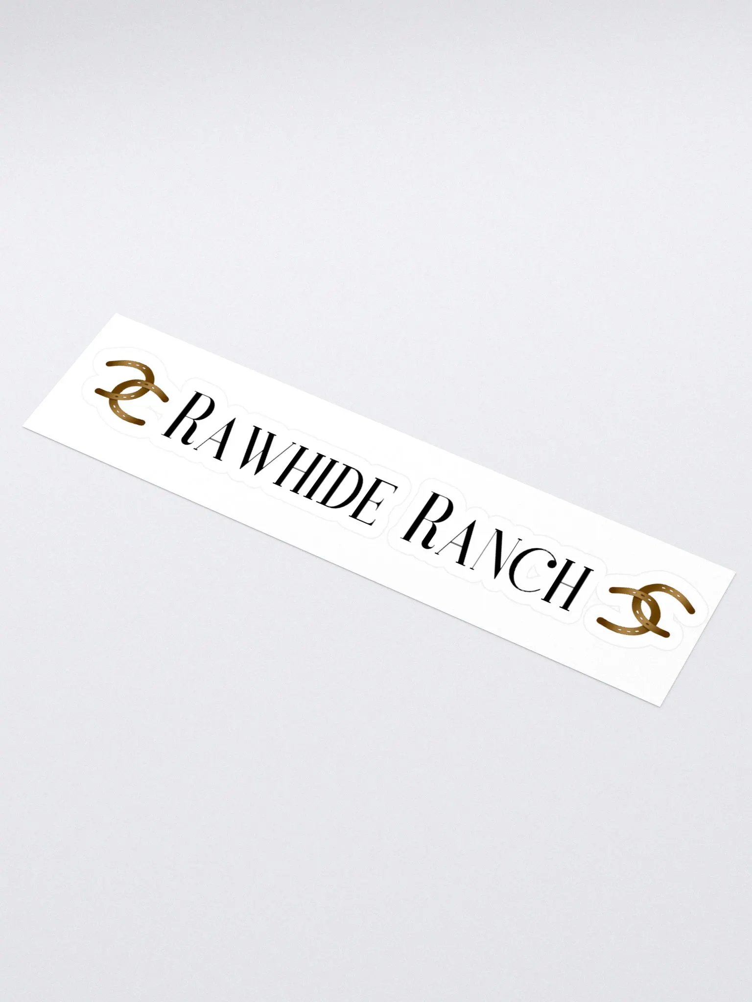 Rawhide Ranch Long Logo Kiss Cut Sticker product image (1)