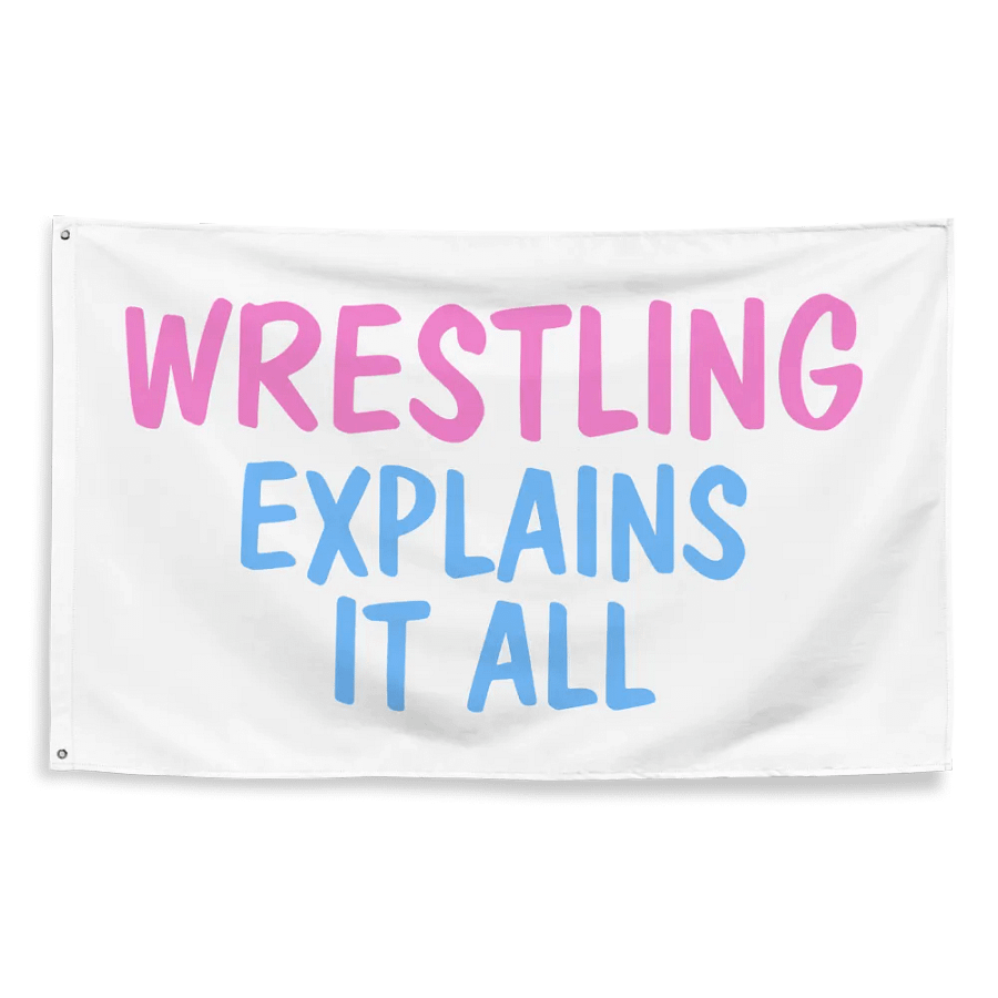 Wrestling Explains It All (Flag) product image (3)