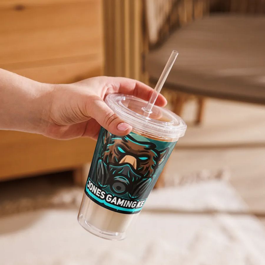 Double Wall Clear Plastic Tumbler (16 oz) product image (3)