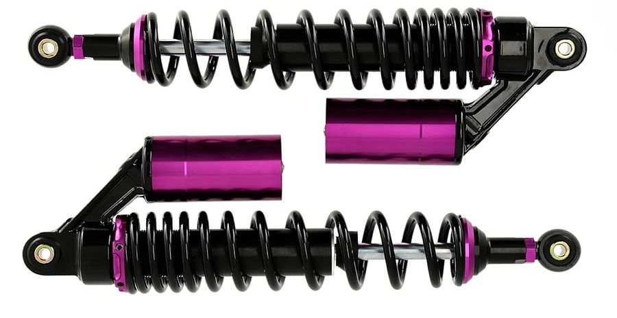 NM Set: Tuning-Federbeine 360mm, mit externen Ausgleichsbehälter, Schwarz/Violett product image (4)