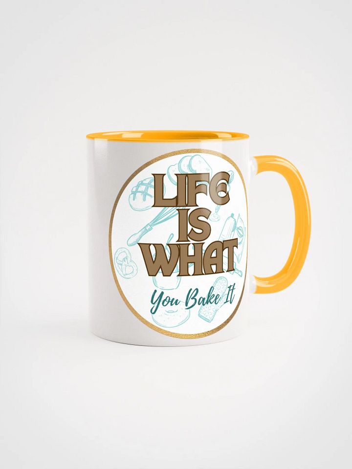 Life is What You Bake It Gold Mug product image (1)