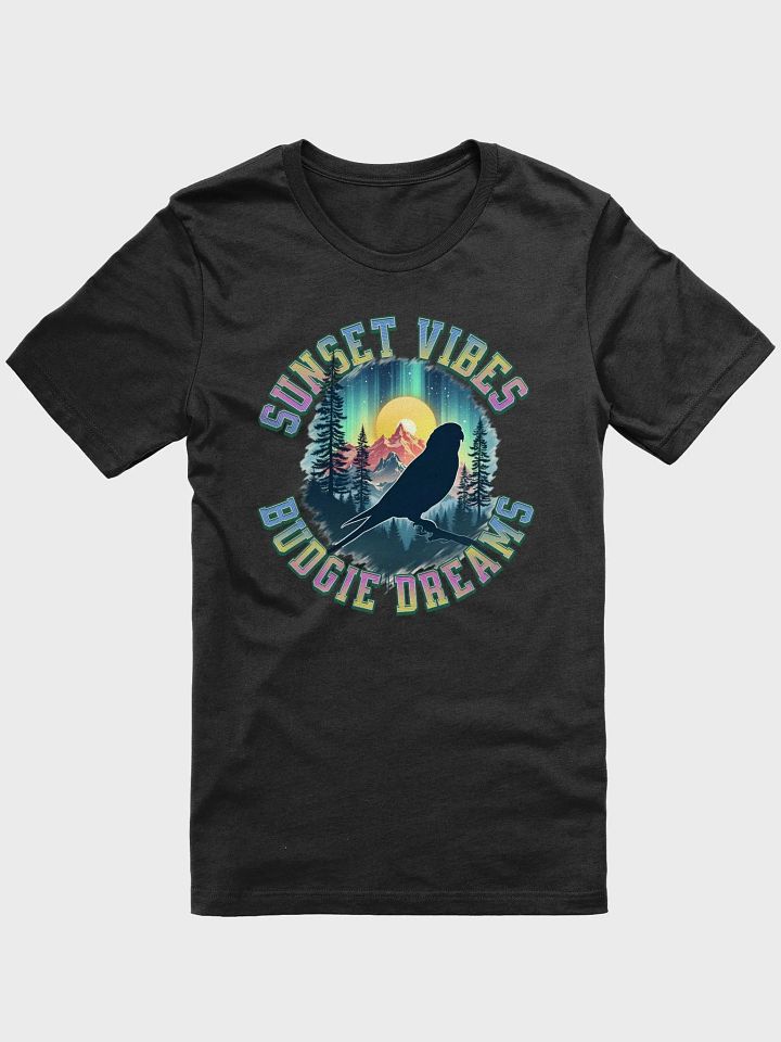 Sunset Vibes Budgie Dreams UltraSoft Unisex T-Shirt product image (4)